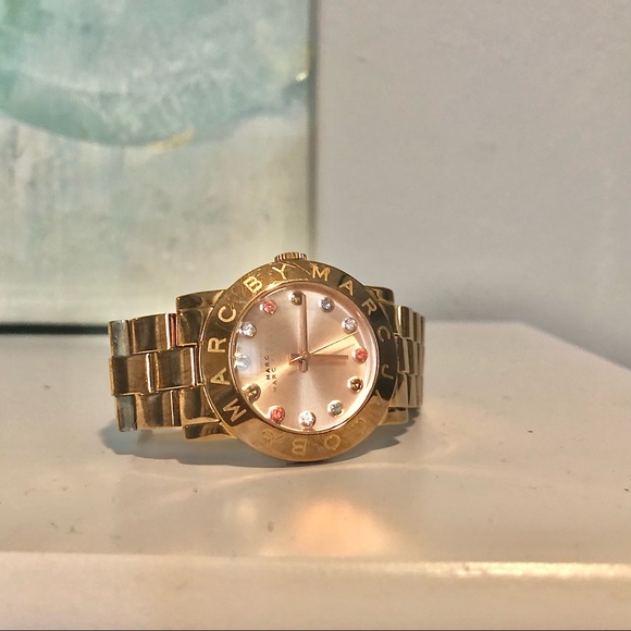 Marc Jacobs rose gold watch main image 4
